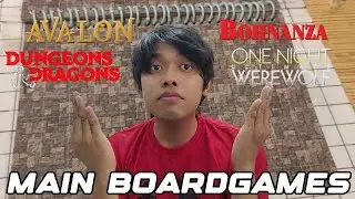 Main Banyak Boardgame - DnD, Avalon, One Night Werewolf, Bang, Bohnanza dll