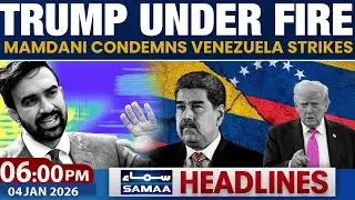 Trump Under Fire | US Attack On Venezuela, Captures Maduro | Mayor Mamdani Condemns | 06PM Headlines