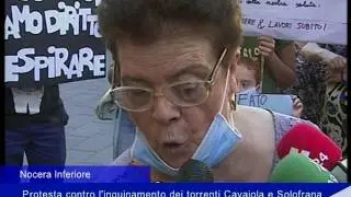 Nocera Inferiore: Protesta contro l'inquinamento dei torrenti Cavaiola e Solofrana - 09 Luglio 20177
