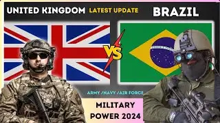 Brazil vs UK Military power 2024 | United Kingdom vs Brazil military Comparison 2024