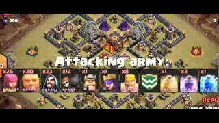 Clash of Clans - Town Hall 9 Tips - Part 2 - GOWIPE and War Attacks!