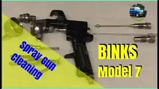 Binks Model 7 Style Spray Gun Disassembly & Cleaning Made Easy