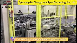 Automatic framing machine with gel potting