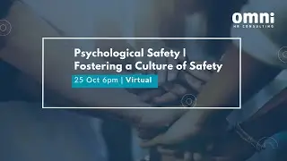 [Live] Psychological Safety | Fostering a Culture of Safety