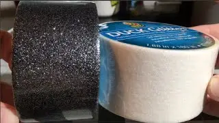 Black & White Glitter Duck Brand Tapes!