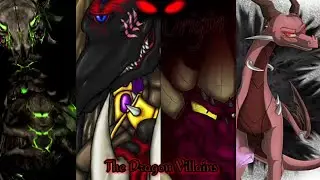 villains dragon Malefor and Zonoya and Heinaus and ghostly his new body (read description)