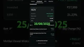 25 August 2025 portfolio
