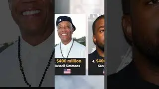 Richest Rappers 2024 #shorts  #richest #rappers  #2024