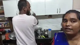 Our conversation in kitchen be like this #husbandwife #funny 