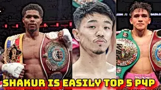 SHAKUR STEVENSON IS EASILY TOP 5 P4P AHEAD JESSE BAM RODRIGUEZ & JUNTO NAKATANI  中谷潤人