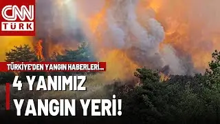 Türkiye'nin Dört Bir Yanı Yangın Yeri! 7 Şehirde Orman Yangını: Son Durum Ne?