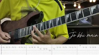 Jo bhi main | Rockstar | Guitar Solo Tabs | Guitar Cover | Guitar lesson | Guitar Tutorial | Tabs