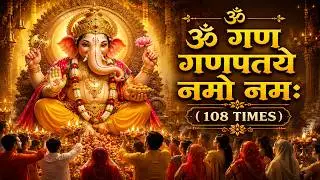 #Ganesh Mantra 108 Times - Om Gan Ganpataye Namo Namah | गणेश मंत्र - ओम गण गणपते नमो नमः