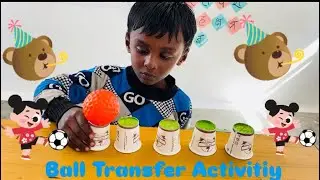 Ball Transfer Games ।Fine Motor Skills Activitiy