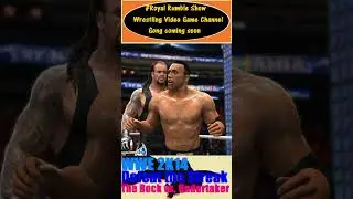 The Rock vs. The Undertaker WWE 2K14 - Defeat the Streak (2) #royalrumbleshow
