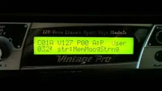 E-MU Vintage pro - The str category - VROM - rack module demo