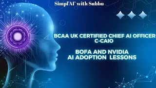 Lessons for Chief AI Officer   -  BOFA NVIDIA AI Transformation