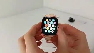 Смарт-годинник Smart Watch Y13 Bluetooth, встановлення власного фону. Колір золото Розетка