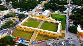 Drone : Izamal Pueblo magico Yucatan , Mexico