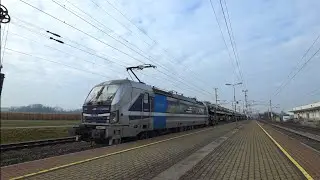 Baureihe 193 mit Autozug 4K