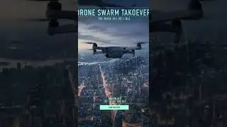 Drone Swarm Takeover in 4K | AI-Controlled Sky Simulation