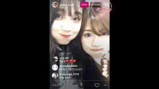 [0419SUBS] 170228 Eunji's Instagram Live (feat. Hayoung)