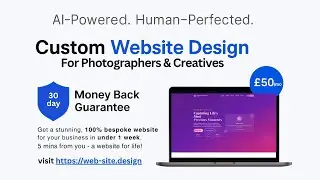 Creative Agency Website Design | Photographer Web Development | Creative Websites Dev &pound;50/Month