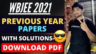WBJEE 2021 | Wbjee Previous Year Questions with Solutions