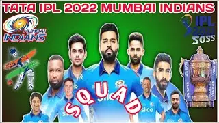TATA IPL 2022 // MUMBAI INDIANS FINAL SQUAD // MUMBAI INDIANS PLAYERS LIST // MI TEAM 2022