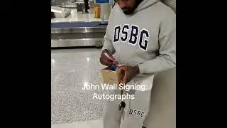 John Wall Signing Autographs