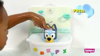 Tomy Toomies Bluey Shower and Scrub Bath Toy