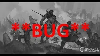 **BUG** CROWFALL | 2018/01/05-23:06:49 | Cleric spell 