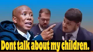 Angry exchange between Julius Malema and DA.