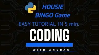 Housie / Bingo Game with Python in Hindi || Python Project For Beginner #2 || CODINGwithAnurag