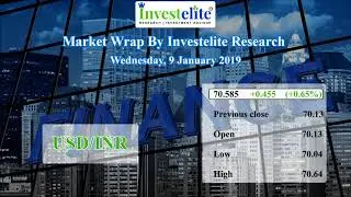 Market Wrap By Investelite Research - 09 January 2019 | SEBI Registered Investment Advisor