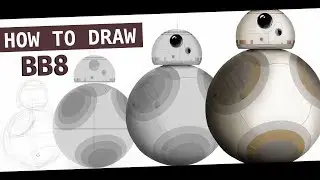 How to Draw - BB8 [STAR WARS] Tutorial