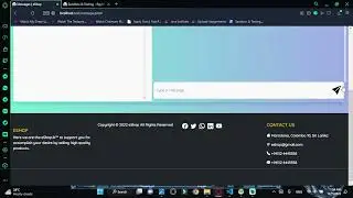 Designing a user responsive message page