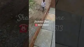 Shahabad Rough Stone #flooring  ☎️9008700513 #waterproofing #paving #construction
