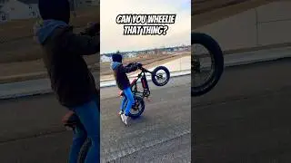 Can you whelie?? E-Bike Ridstar Q20 wheilie‼️#wheelie #ridstar #trick #ebike #surron