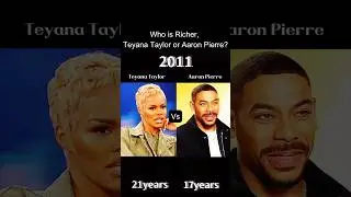 Teyana Taylor vs Aaron Pierre:Who&rsquo;s Richer networth comparison#teyanataylor #aaronpierre #evolution