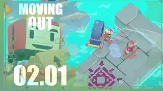 Casse-t&ecirc;te & Eclaboussure [Moving Out | Coop 2 joueurs | DLC Movers in Paradise | S. 2 Ep. 1] (FR)
