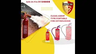 CLEAN AGENT TYPE PORTABLE FIRE EXTINGUISHER