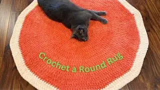 How to Crochet a Circular Rug + Free Pattern