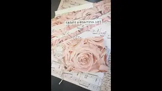 LOVE IS in the AIR..Creating A Beautiful Life Booklet with Paper!