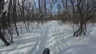 Winter Trail Biking Aventon Aventure M