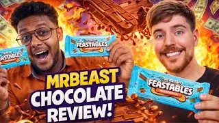 I Tried MrBeast Feastables for the first time this surprised me🔥#mrbeast #vlog #review #chocolate 