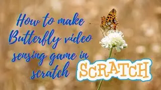 How to make butterfly video sensing game in scratch | Priyal's Coding World | Butterfly Video Sensig