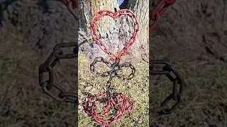 Tough love flower put in the wild #metal #metalart #metalartist #heart #love