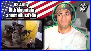 Marine CQB Team Member reacts to US Army Shoothouse Fail