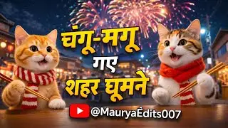 चंगू और मंगू गए शहर घूमने। #youtube #shortsvideo #music #comedyshorts #shorts #kids #cat #story